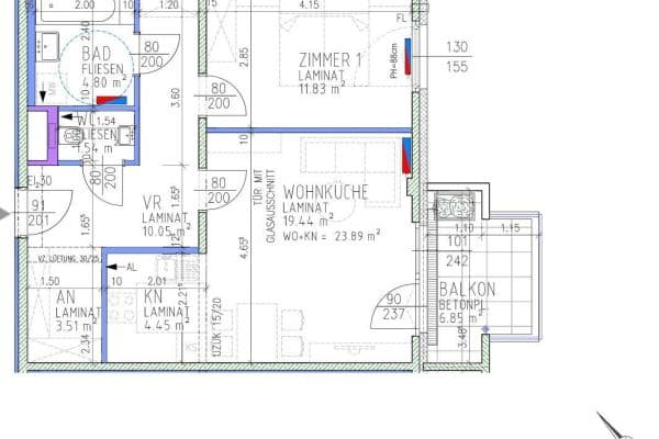 Prodej bytu 2+1 56 m², Bloch-Bauer-Promenade 30, Wien Prodej bytu 2+1 56 m², Bloch-Bauer-Promenade 30, Wien