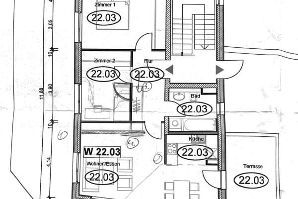 Prodej bytu 3+1 71 m², Emmendingen Prodej bytu 3+1 71 m², Emmendingen