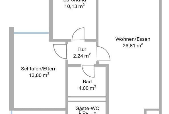 Pronájem bytu 3+kk 74 m², Leverkusen Pronájem bytu 3+kk 74 m², Leverkusen