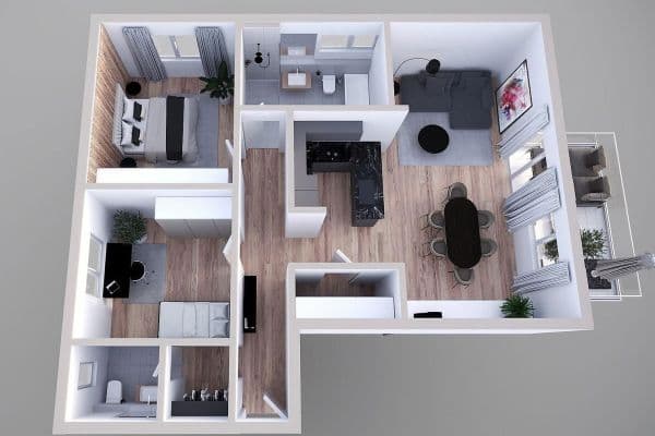 Pronájem bytu 3+1 104 m², Oskar-Frey-Str. 22, Philippsburg-Rheinsheim Pronájem bytu 3+1 104 m², Oskar-Frey-Str. 22, Philippsburg-Rheinsheim