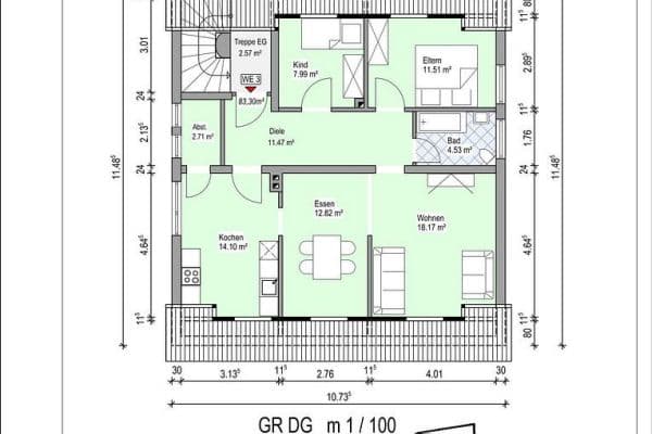Pronájem bytu 3+1 81 m², Simrockstr. 1, Bendorf Pronájem bytu 3+1 81 m², Simrockstr. 1, Bendorf