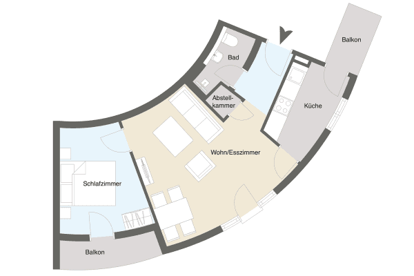 Pronájem bytu 2+1 60 m², Saarbrücken, Země Sársko Pronájem bytu 2+1 60 m², Saarbrücken, Země Sársko