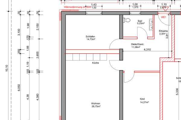 Pronájem bytu 3+1 77 m², Hoststraße 13a, Ahnatal-Weimar Pronájem bytu 3+1 77 m², Hoststraße 13a, Ahnatal-Weimar