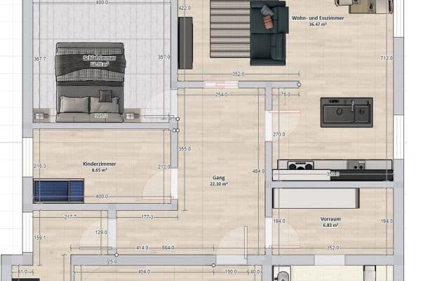 Pronájem bytu 4+1 103 m², Westerheim, Bavorsko Pronájem bytu 4+1 103 m², Westerheim, Bavorsko