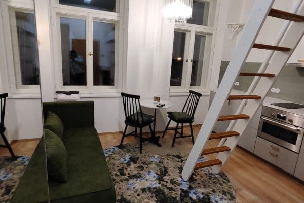 Pronájem bytu 1+kk 20 m², Sokolská, Praha, Praha Pronájem bytu 1+kk 20 m², Sokolská, Praha, Praha