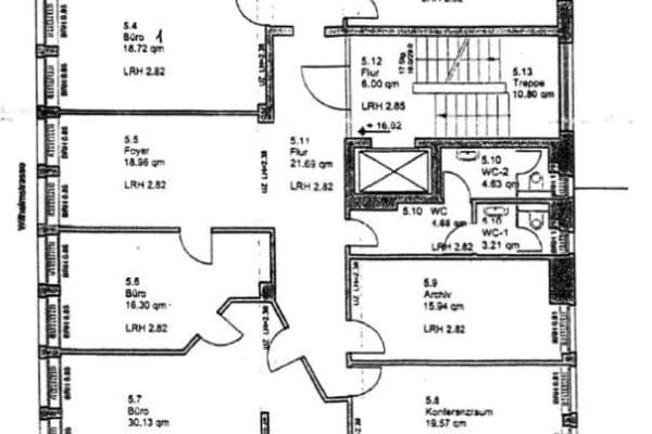 Pronájem kanceláře 195 m², Wilhelmstr. 16, Wiesbaden Pronájem kanceláře 195 m², Wilhelmstr. 16, Wiesbaden