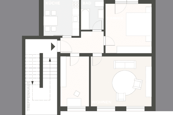 Pronájem bytu 3+1 82 m², Marktlerstrasse 60, Burghausen Pronájem bytu 3+1 82 m², Marktlerstrasse 60, Burghausen