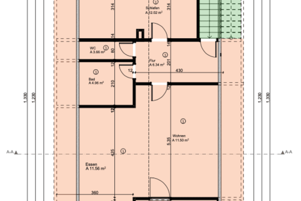 Pronájem bytu 2+1 57 m², Im Teich 3, Göppingen Pronájem bytu 2+1 57 m², Im Teich 3, Göppingen
