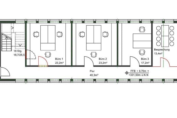 Pronájem kanceláře 380 m², Dieselstr. 10, Ditzingen Pronájem kanceláře 380 m², Dieselstr. 10, Ditzingen