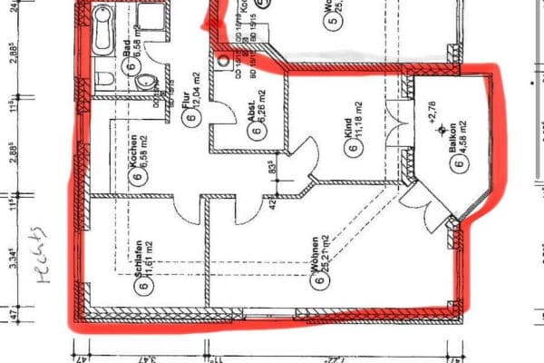 Pronájem bytu 3+1 82 m², Lüneburger Straße 89, Winsen Pronájem bytu 3+1 82 m², Lüneburger Straße 89, Winsen