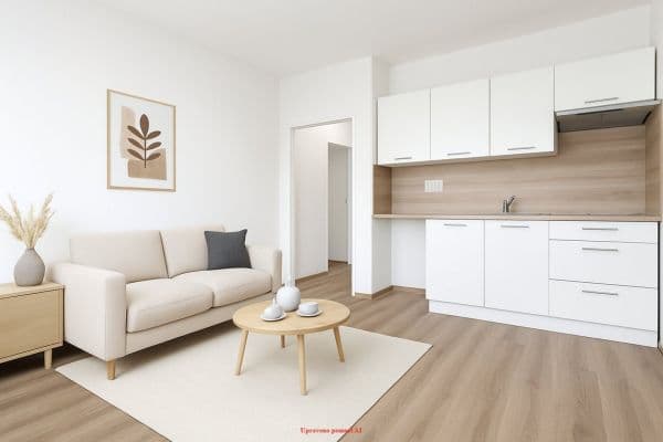 Pronájem bytu 1+1 37 m², Slovenská, Pronájem bytu 1+1 37 m², Slovenská,