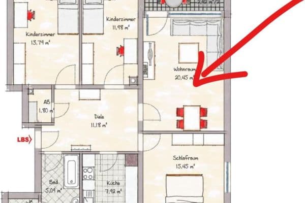 Pronájem bytu 20 m², Eduard-Spranger-Str. 24, München, Bavorsko Pronájem bytu 20 m², Eduard-Spranger-Str. 24, München, Bavorsko