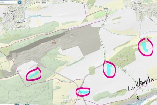 Prodej pozemku 21.276 m², Vysoký Újezd Prodej pozemku 21.276 m², Vysoký Újezd