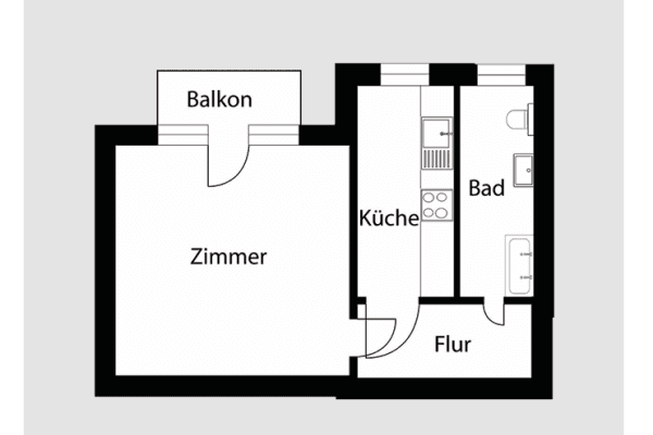 Prodej bytu 1+1 36 m², Manteuffelstraße 66, Berlin, Berlín Prodej bytu 1+1 36 m², Manteuffelstraße 66, Berlin, Berlín