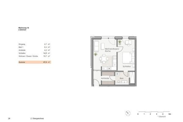Prodej bytu 2+1 48 m², Niedernhausen Prodej bytu 2+1 48 m², Niedernhausen