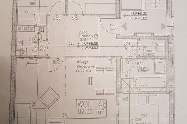 Pronájem bytu 3+1 82 m², LINZ, Horní Rakousko Pronájem bytu 3+1 82 m², LINZ, Horní Rakousko