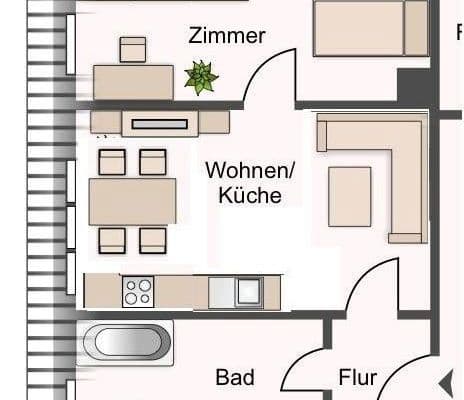 Pronájem bytu 2+1 45 m², Delitzscher Str. 118, Leipzig, Sasko Pronájem bytu 2+1 45 m², Delitzscher Str. 118, Leipzig, Sasko