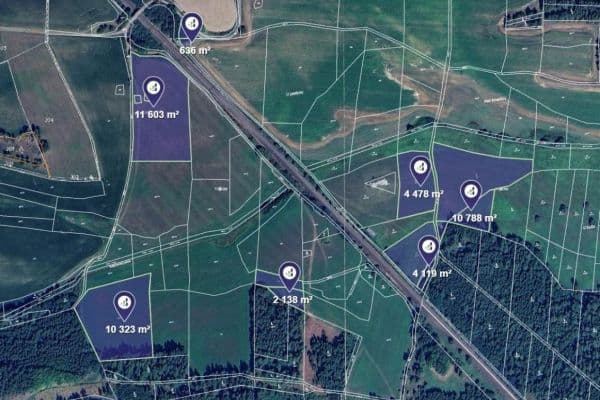 Prodej pozemku 107.115 m², Prodej pozemku 107.115 m²,