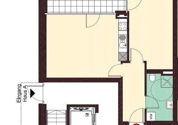 Pronájem bytu 2+1 52 m², Brunnengasse 12, Dornbirn Pronájem bytu 2+1 52 m², Brunnengasse 12, Dornbirn