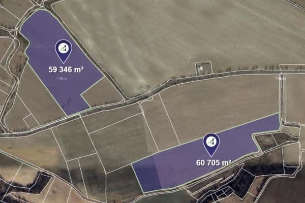 Prodej pozemku 60.026 m², Prodej pozemku 60.026 m²,