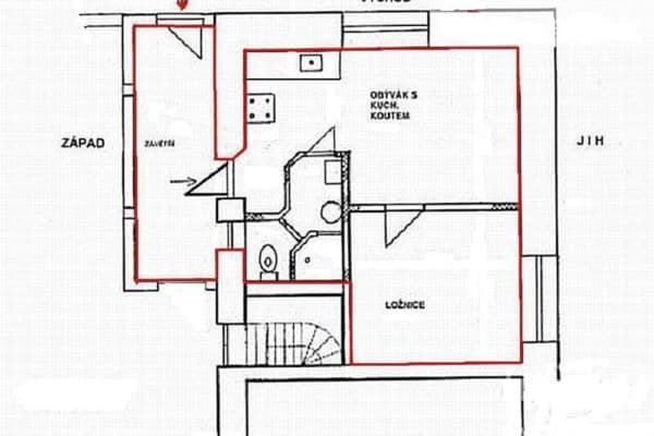 Pronájem bytu 2+kk 55 m², Pod Kostelem, Mochov Pronájem bytu 2+kk 55 m², Pod Kostelem, Mochov