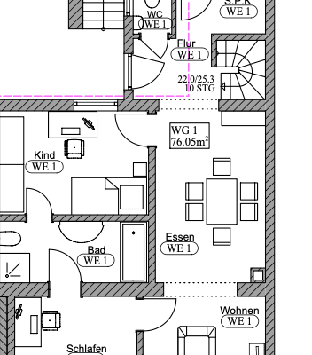 Pronájem bytu 3+kk 77 m², Nähe Weststraße, Bönen Pronájem bytu 3+kk 77 m², Nähe Weststraße, Bönen