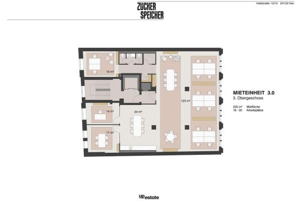 Pronájem kanceláře 250 m², Haßstraße 13/15, Kiel, Šlesvicko-Holštýnsko Pronájem kanceláře 250 m², Haßstraße 13/15, Kiel, Šlesvicko-Holštýnsko
