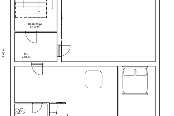 Pronájem bytu 2+kk 82 m², Erkratherstr. 28, Düsseldorf Pronájem bytu 2+kk 82 m², Erkratherstr. 28, Düsseldorf