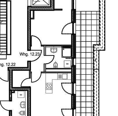 Pronájem bytu 2+1 55 m², Aristide-Briand-Str. 12, Herzogenaurach Pronájem bytu 2+1 55 m², Aristide-Briand-Str. 12, Herzogenaurach