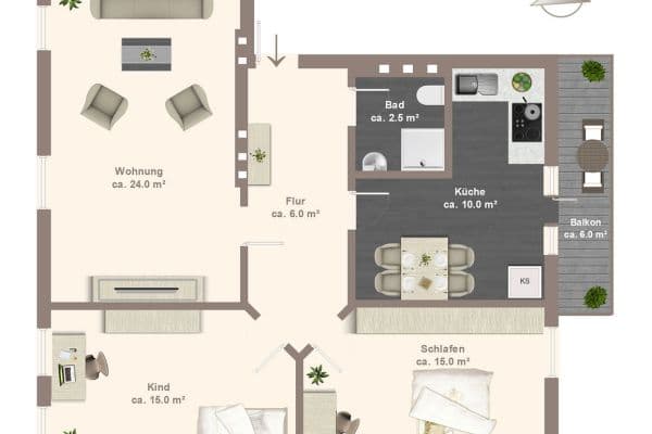 Pronájem bytu 3+1 76 m², Lutherstr. 1, Bremerhaven, Bremen Pronájem bytu 3+1 76 m², Lutherstr. 1, Bremerhaven, Bremen