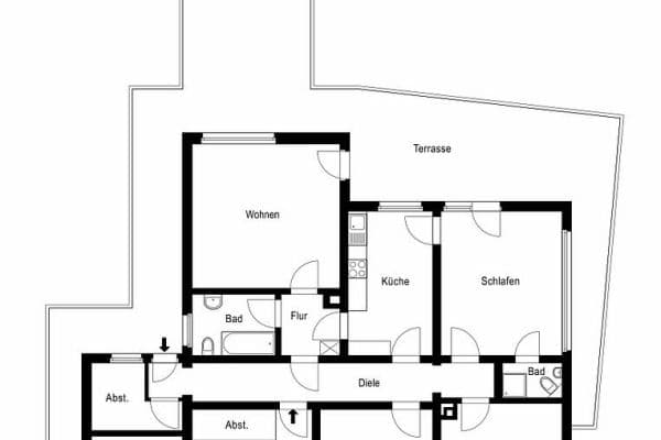 Pronájem bytu 3+1 119 m², Schwimmbadstraße 7, Bad Herrenalb Pronájem bytu 3+1 119 m², Schwimmbadstraße 7, Bad Herrenalb