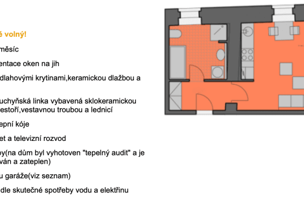 Pronájem bytu 1+kk 31 m², Poddomí, Dobruška, Královéhradecký kraj Pronájem bytu 1+kk 31 m², Poddomí, Dobruška, Královéhradecký kraj