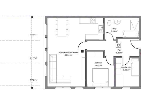 Pronájem bytu 3+1 73 m², Innsbrucker Straße 32, Heilbronn, Bádensko-Württembersko Pronájem bytu 3+1 73 m², Innsbrucker Straße 32, Heilbronn, Bádensko-Württembersko