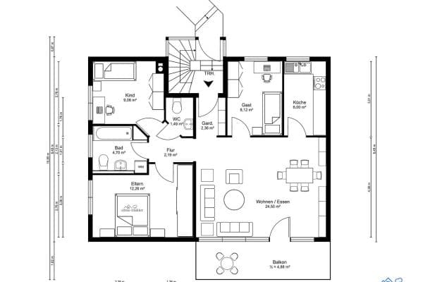 Prodej bytu 4+1 76 m², Heilbronn Prodej bytu 4+1 76 m², Heilbronn