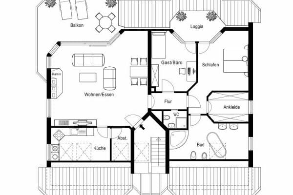 Pronájem bytu 3+1 135 m², Vallendar Pronájem bytu 3+1 135 m², Vallendar