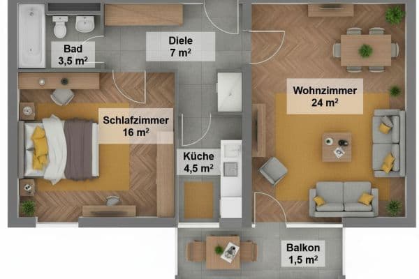 Prodej bytu 2+1 56 m², Leonrodstraße 29, München, Bavorsko Prodej bytu 2+1 56 m², Leonrodstraße 29, München, Bavorsko