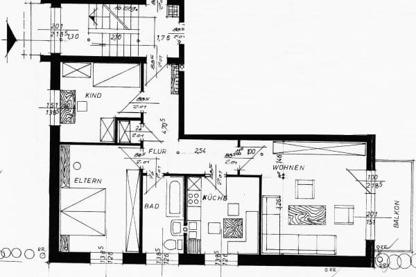 Pronájem bytu 3+1 75 m², Herford Pronájem bytu 3+1 75 m², Herford
