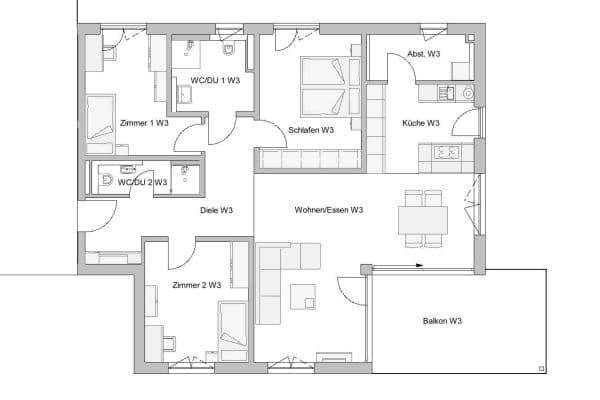 Pronájem bytu 4+1 117 m², Bergstraße 9, Emmendingen, Bádensko-Württembersko Pronájem bytu 4+1 117 m², Bergstraße 9, Emmendingen, Bádensko-Württembersko