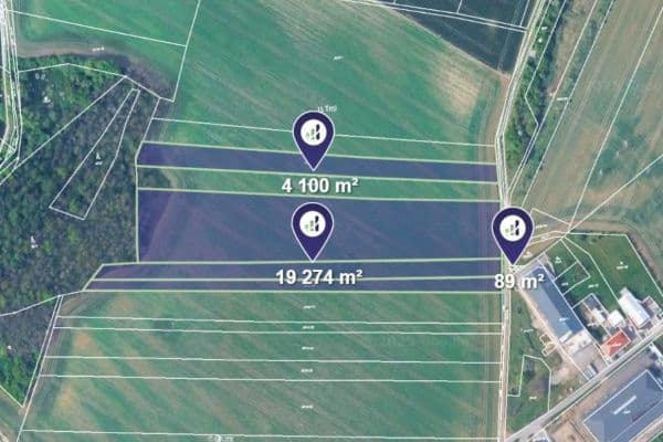 Prodej pozemku 22.581 m², Kuřim Prodej pozemku 22.581 m², Kuřim