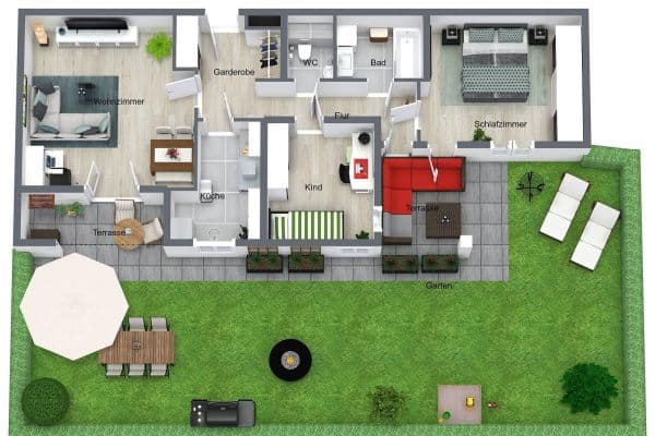 Pronájem bytu 3+1 80 m², Espenweg 5, Wilkau-Haßlau Pronájem bytu 3+1 80 m², Espenweg 5, Wilkau-Haßlau