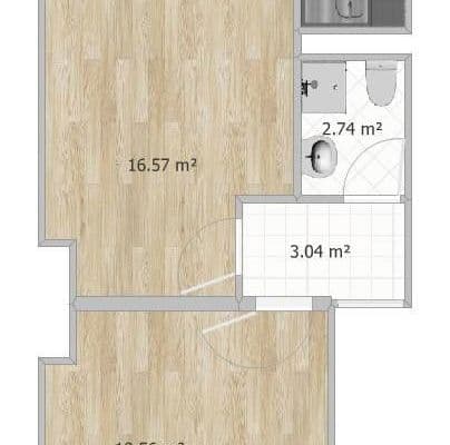 Pronájem bytu 2+1 50 m², Moers Pronájem bytu 2+1 50 m², Moers