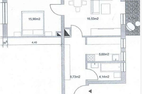 Pronájem bytu 2+1 53 m², Stuttgart, Bádensko-Württembersko Pronájem bytu 2+1 53 m², Stuttgart, Bádensko-Württembersko