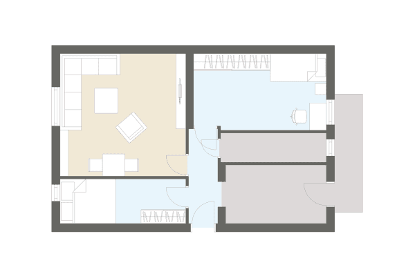 Pronájem bytu 2+kk 59 m², Parkstr. 57 A, Berlin, Berlín Pronájem bytu 2+kk 59 m², Parkstr. 57 A, Berlin, Berlín