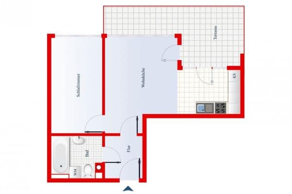 Prodej bytu 2+1 40 m², Kaiserstrasse 63, Wien, Wien Prodej bytu 2+1 40 m², Kaiserstrasse 63, Wien, Wien