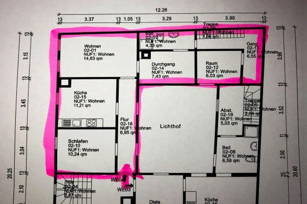 Pronájem bytu 3+1 70 m², Lange Str. 26, Blankenburg Pronájem bytu 3+1 70 m², Lange Str. 26, Blankenburg