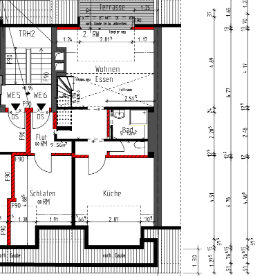 Pronájem bytu 2+kk 90 m², Essen Pronájem bytu 2+kk 90 m², Essen