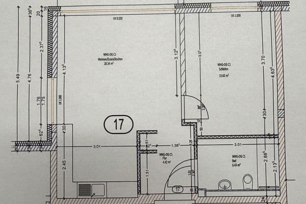 Pronájem bytu 2+1 58 m², Karlstr.23a, Neu-Isenburg Pronájem bytu 2+1 58 m², Karlstr.23a, Neu-Isenburg
