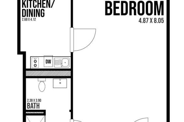 Pronájem bytu 1+1 33 m², Berlin, Berlín Pronájem bytu 1+1 33 m², Berlin, Berlín