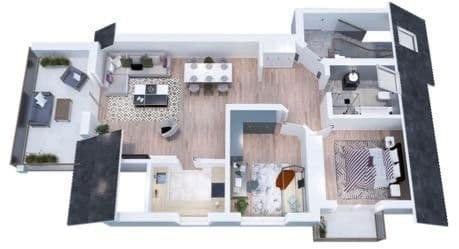 Prodej bytu 3+1 60 m², Rodgau Prodej bytu 3+1 60 m², Rodgau