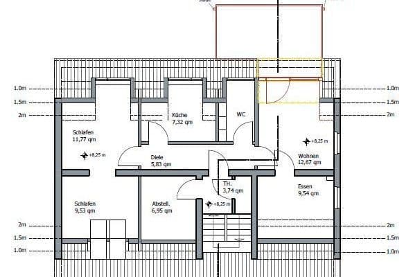 Pronájem bytu 3+1 68 m², Limburgstraße 15, Mülheim an der Ruhr Pronájem bytu 3+1 68 m², Limburgstraße 15, Mülheim an der Ruhr
